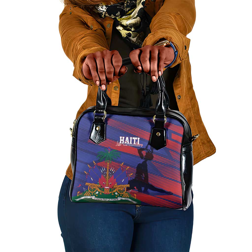 Afro-Haiti Football Les Grenadiers Shoulder Handbag Echoes of History - African Pride