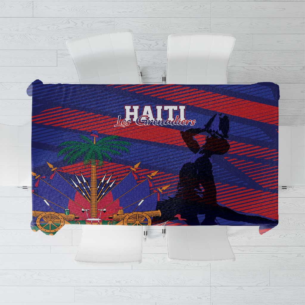 Afro-Haiti Football Les Grenadiers Tablecloth Echoes of History - African Pride