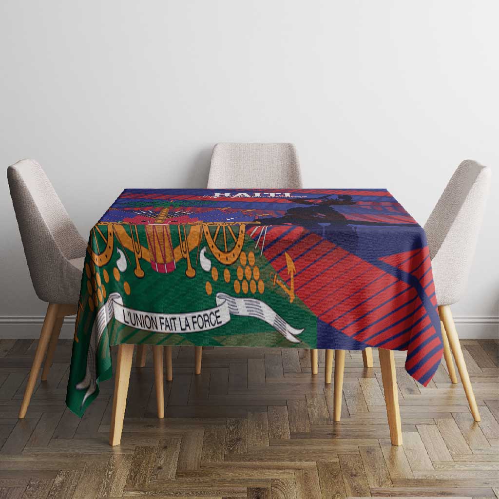 Afro-Haiti Football Les Grenadiers Tablecloth Echoes of History - African Pride