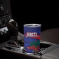 Afro-Haiti Football Personalized Les Grenadiers Tumbler Cup Echoes of History - African Pride