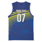 Afro-Curacao Football Custom Basketball Jersey Korsou Blue Wave - Making History - African Pride