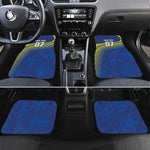 Afro-Curacao Football Custom Car Mats Korsou Blue Wave - Making History - African Pride
