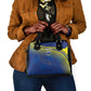 Afro-Curacao Football Custom Shoulder Handbag Korsou Blue Wave - Making History - African Pride