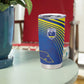 Afro-Curacao Football Custom Tumbler Cup Korsou Blue Wave - Making History - African Pride