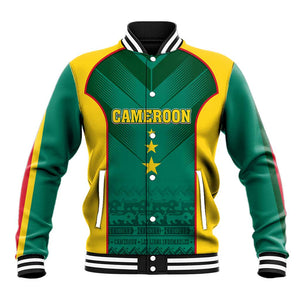 Custom Cameroon Football Baseball Jacket Nations Cup 2024 Les Lions Indomptables LT7