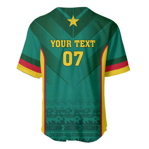 Custom Cameroon Football Baseball Jersey Nations Cup 2024 Les Lions Indomptables