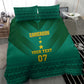 Custom Cameroon Football Bedding Set Nations Cup 2024 Les Lions Indomptables