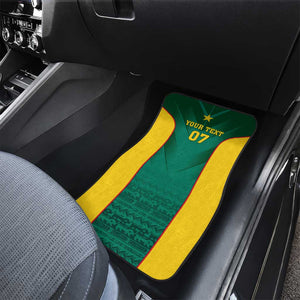 Custom Cameroon Football Car Mats Nations Cup 2024 Les Lions Indomptables