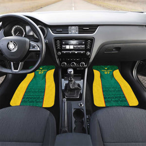 Custom Cameroon Football Car Mats Nations Cup 2024 Les Lions Indomptables