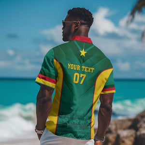 Custom Cameroon Football Hawaiian Shirt Nations Cup 2024 Les Lions Indomptables