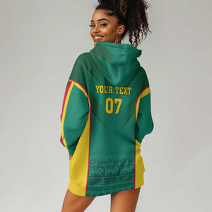 Custom Cameroon Football Hoodie Dress Nations Cup 2024 Les Lions Indomptables