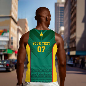 Custom Cameroon Football Men Tank Top Nations Cup 2024 Les Lions Indomptables