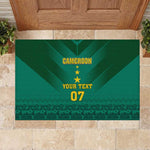 Custom Cameroon Football Rubber Doormat Nations Cup 2024 Les Lions Indomptables