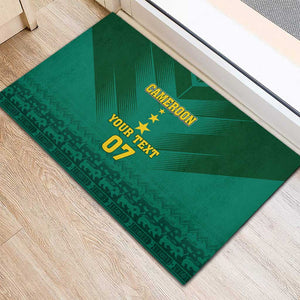 Custom Cameroon Football Rubber Doormat Nations Cup 2024 Les Lions Indomptables