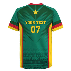 Custom Cameroon Football Rugby Jersey Nations Cup 2024 Les Lions Indomptables