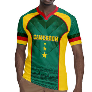 Custom Cameroon Football Rugby Jersey Nations Cup 2024 Les Lions Indomptables