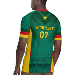 Custom Cameroon Football Rugby Jersey Nations Cup 2024 Les Lions Indomptables