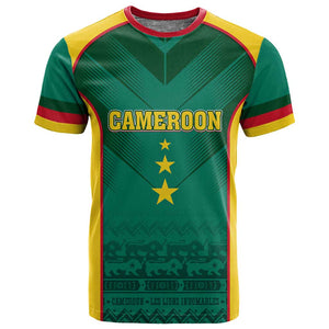 Custom Cameroon Football T shirt Nations Cup 2024 Les Lions Indomptables