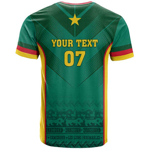 Custom Cameroon Football T shirt Nations Cup 2024 Les Lions Indomptables