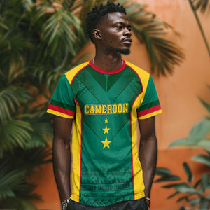 Custom Cameroon Football T shirt Nations Cup 2024 Les Lions Indomptables