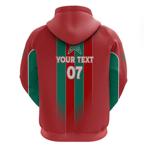 Custom Morocco Football Hoodie Nations Cup 2024 Atlas Lions