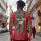 Custom Morocco Football Long Sleeve Button Shirt Nations Cup 2024 Atlas Lions