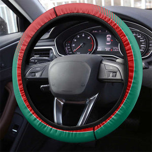 Morocco Football Steering Wheel Cover Nations Cup 2024 Atlas Lions