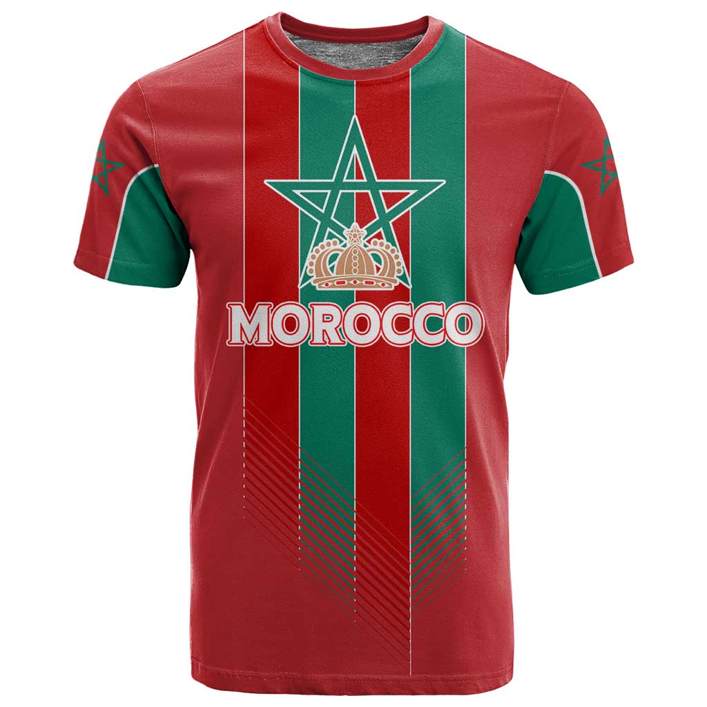 Custom Morocco Football T shirt Nations Cup 2024 Atlas Lions