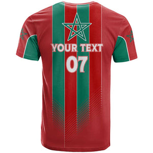 Custom Morocco Football T shirt Nations Cup 2024 Atlas Lions