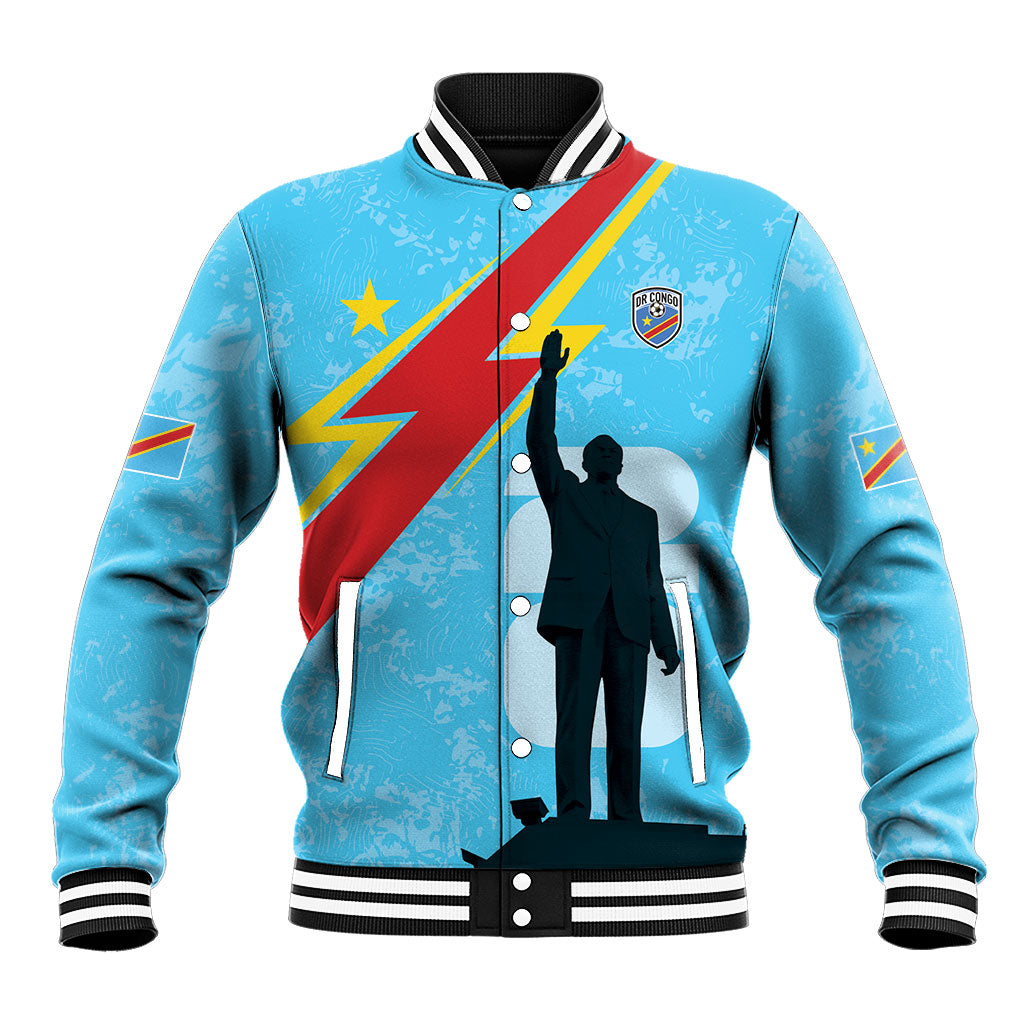 DR Congo WC2026 Custom Baseball Jacket Lumumba Eva Inspired