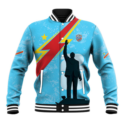 DR Congo WC2026 Custom Baseball Jacket Lumumba Eva Inspired