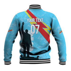 DR Congo WC2026 Custom Baseball Jacket Lumumba Eva Inspired