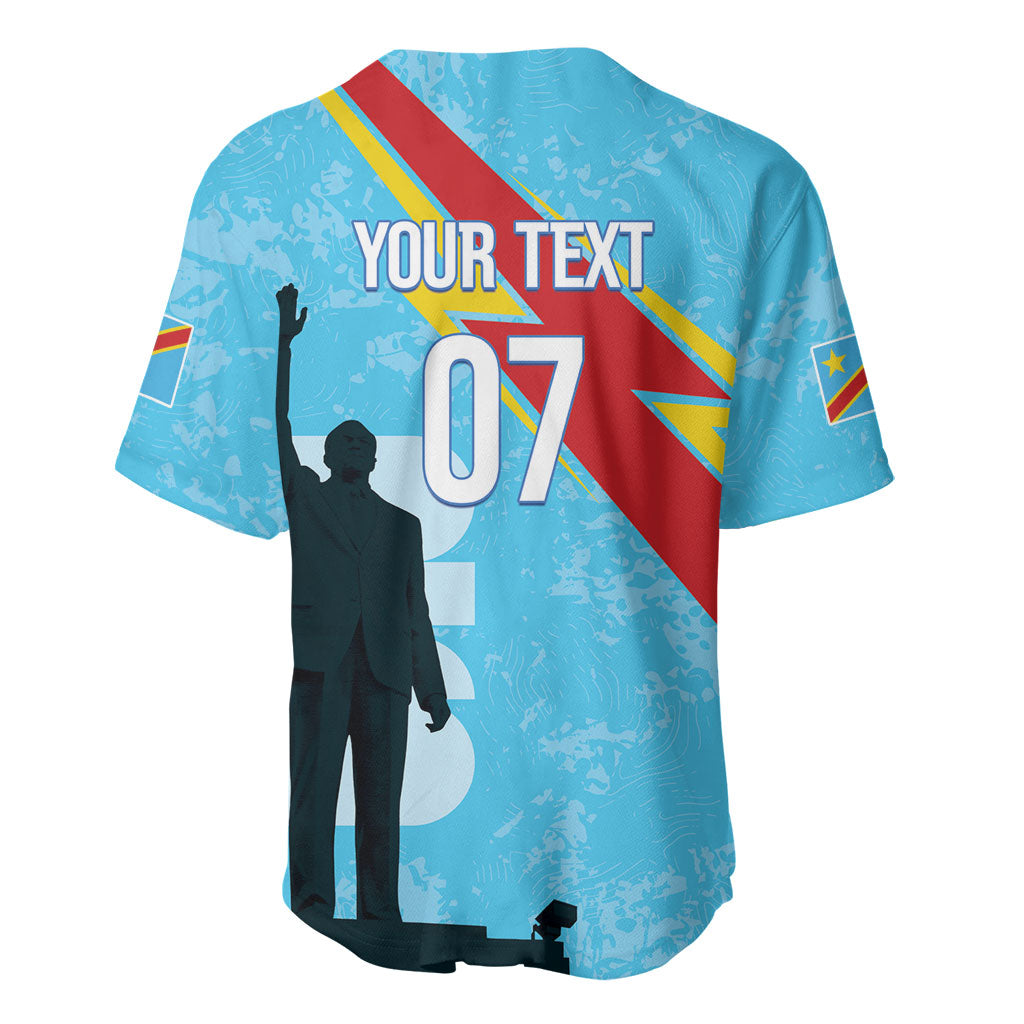 DR Congo WC2026 Custom Baseball Jersey Lumumba Eva Inspired