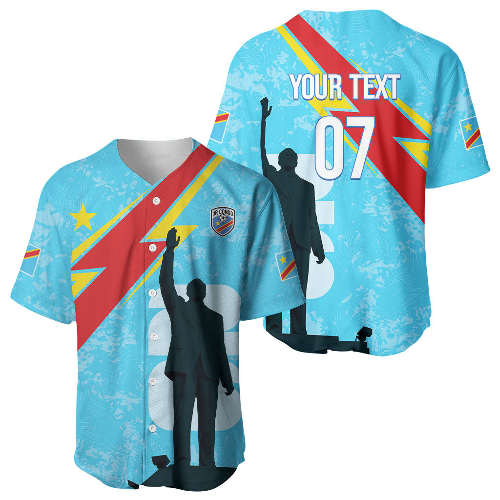 DR Congo WC2026 Custom Baseball Jersey Lumumba Eva Inspired