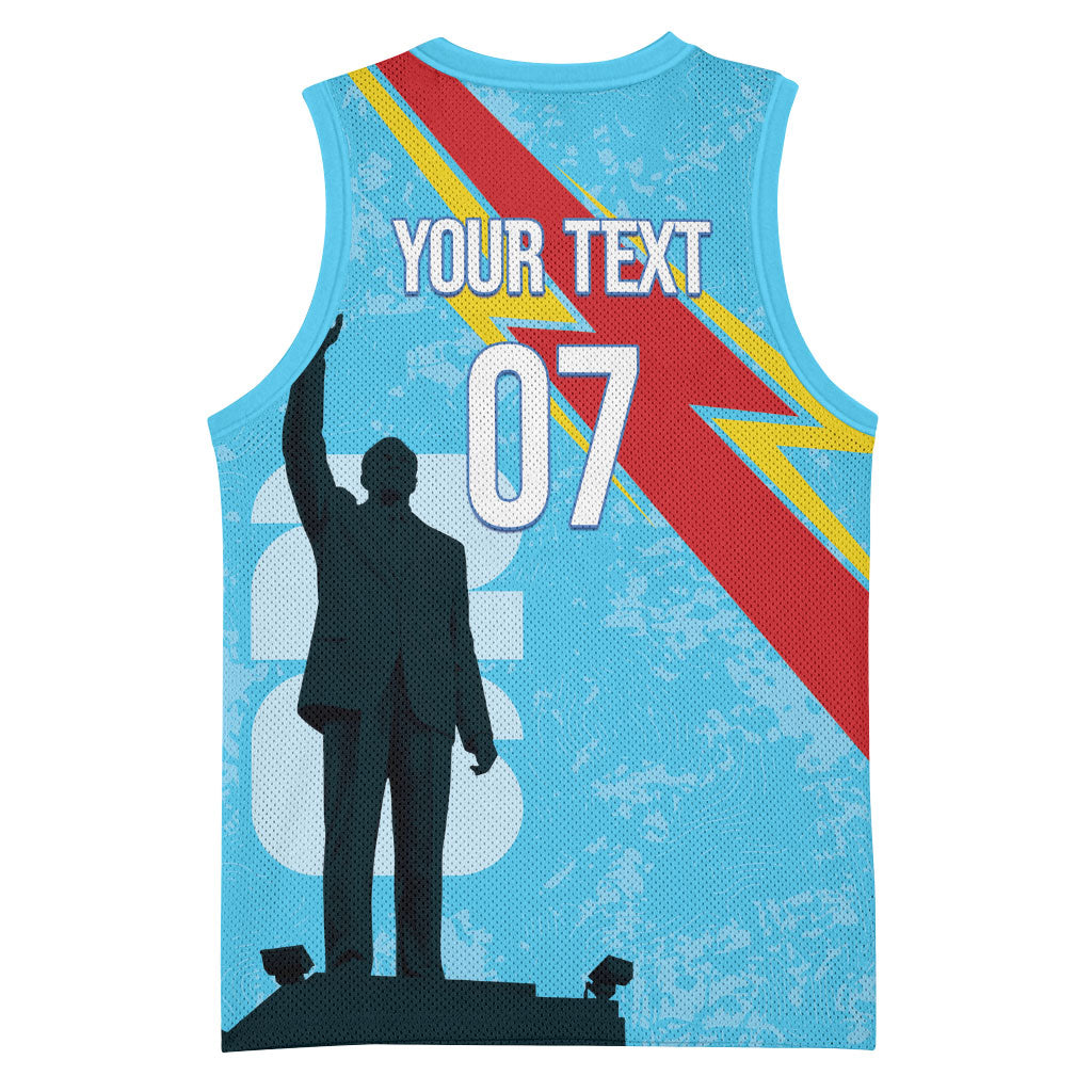 DR Congo WC2026 Custom Basketball Jersey Lumumba Eva Inspired