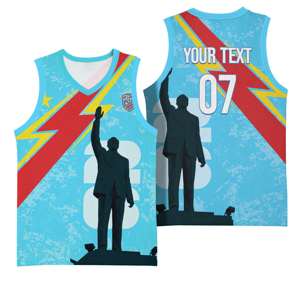 DR Congo WC2026 Custom Basketball Jersey Lumumba Eva Inspired