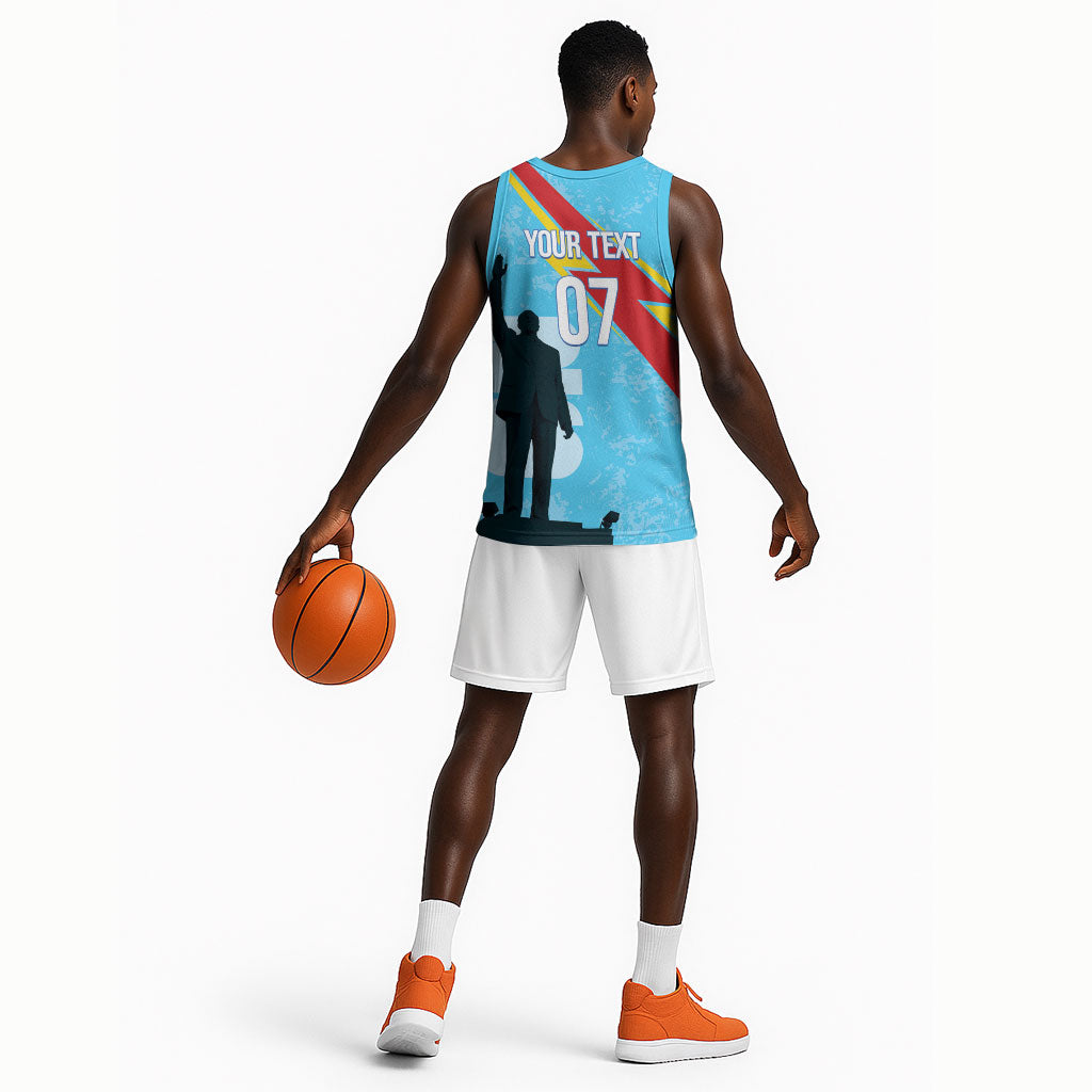 DR Congo WC2026 Custom Basketball Jersey Lumumba Eva Inspired