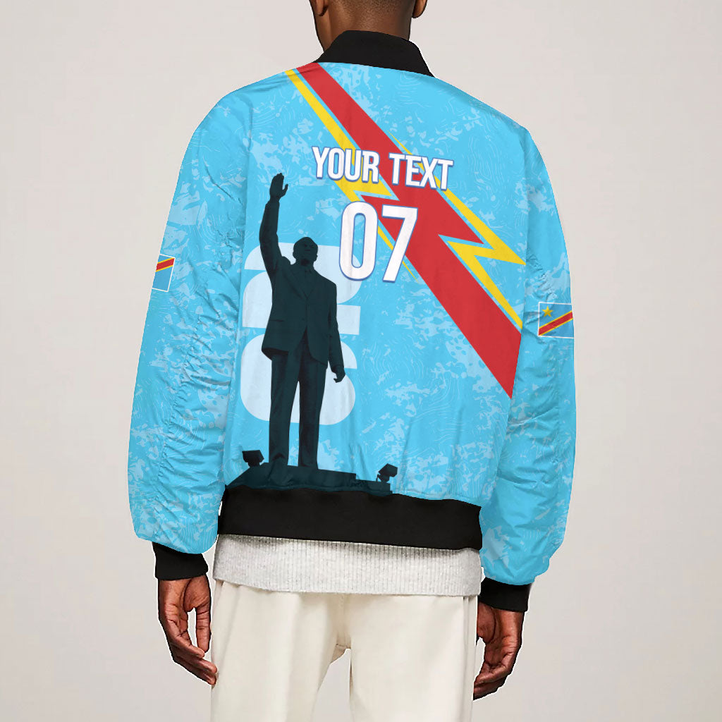 DR Congo WC2026 Custom Bomber Jacket Lumumba Eva Inspired