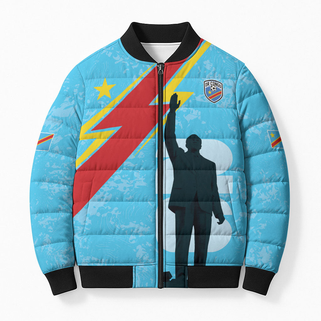 DR Congo WC2026 Custom Bomber Puffer Jacket Lumumba Eva Inspired