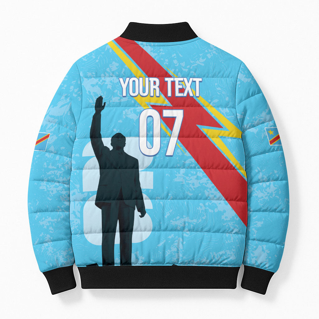DR Congo WC2026 Custom Bomber Puffer Jacket Lumumba Eva Inspired