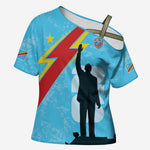 DR Congo WC2026 Custom Cross Shoulder Shirt Lumumba Eva Inspired