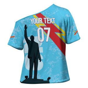 DR Congo WC2026 Custom Cross Shoulder Shirt Lumumba Eva Inspired