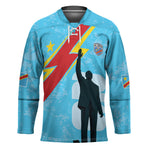 DR Congo WC2026 Custom Hockey Jersey Lumumba Eva Inspired
