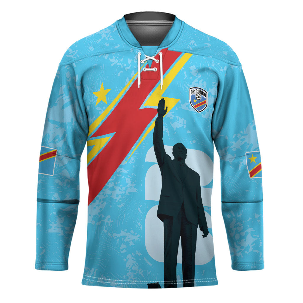 DR Congo WC2026 Custom Hockey Jersey Lumumba Eva Inspired