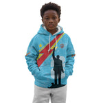 DR Congo WC2026 Custom Kid Hoodie Lumumba Eva Inspired