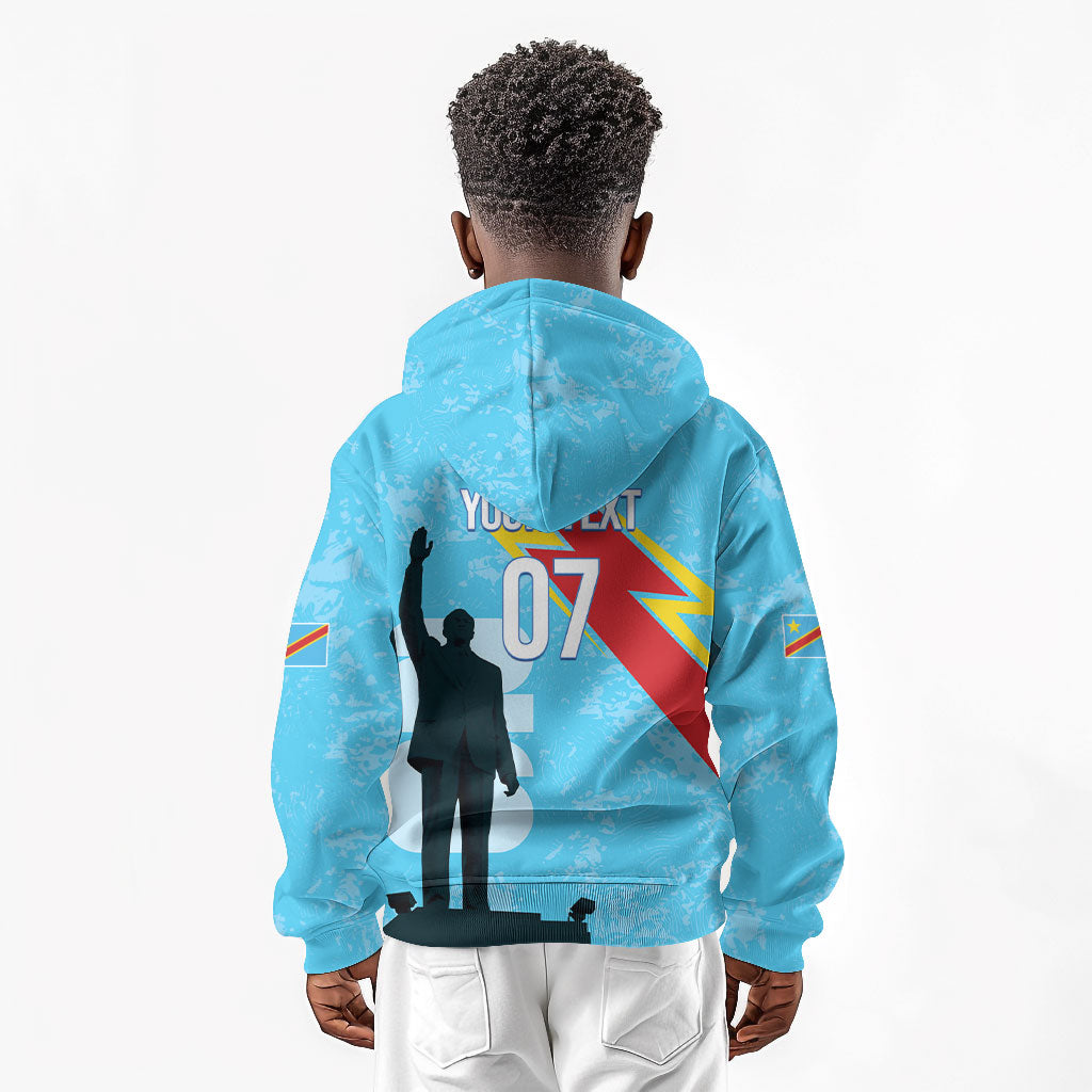 DR Congo WC2026 Custom Kid Hoodie Lumumba Eva Inspired