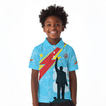 DR Congo WC2026 Custom Kid Polo Shirt Lumumba Eva Inspired