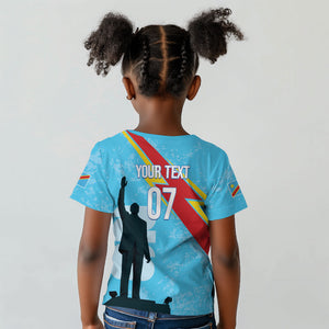 DR Congo WC2026 Custom Kid T shirt Lumumba Eva Inspired