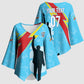 DR Congo WC2026 Custom Kimono Sleeve Blouse Lumumba Eva Inspired
