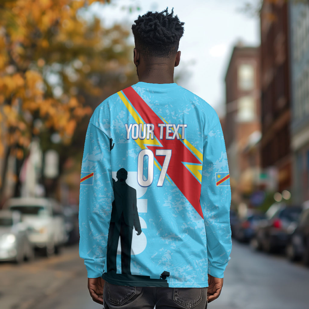 DR Congo WC2026 Custom Long Sleeve Shirt Lumumba Eva Inspired